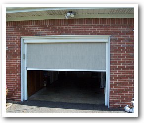 Power Retractable Garage Screen